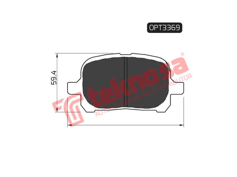 BRAKE PADS - OPT3369 (OPTIMA)