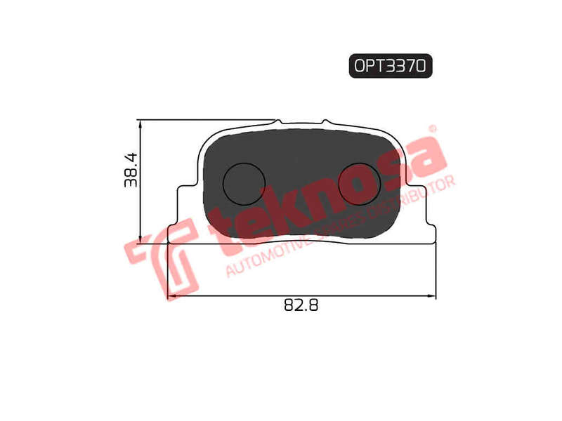 BRAKE PADS - OPT3370 (OPTIMA)