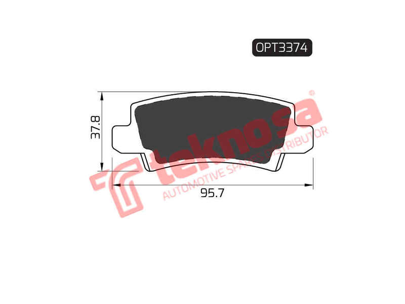 BRAKE PADS - OPT3374 (OPTIMA)