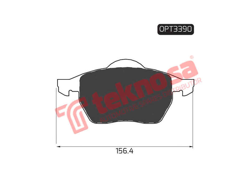 BRAKE PADS - OPT3390 (OPTIMA)