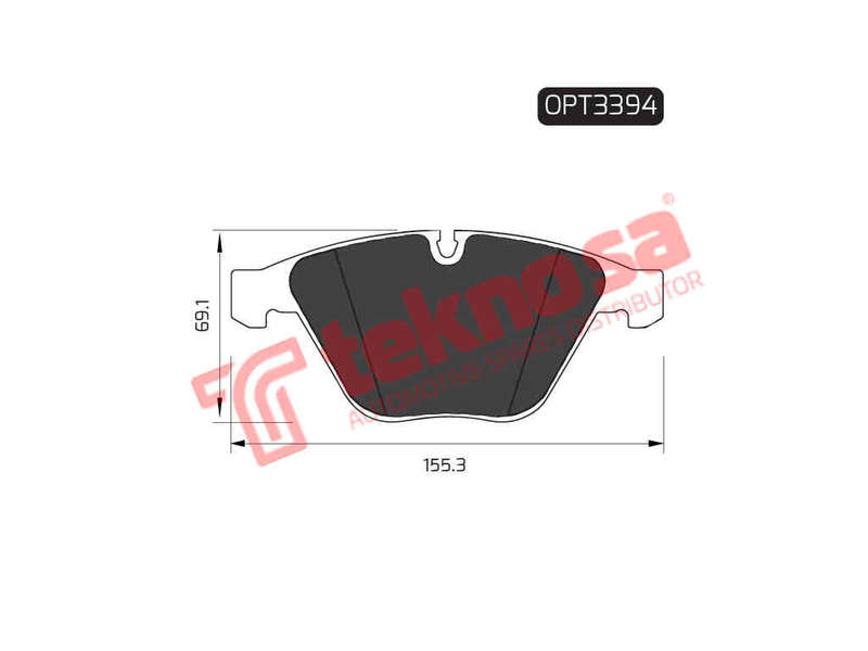 BRAKE PADS - OPT3394 (OPTIMA)