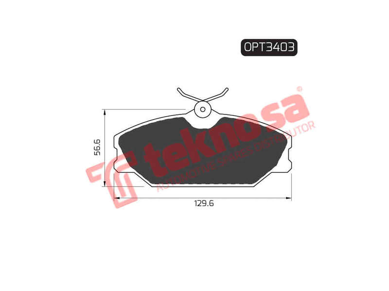 BRAKE PADS - OPT3403 (OPTIMA)
