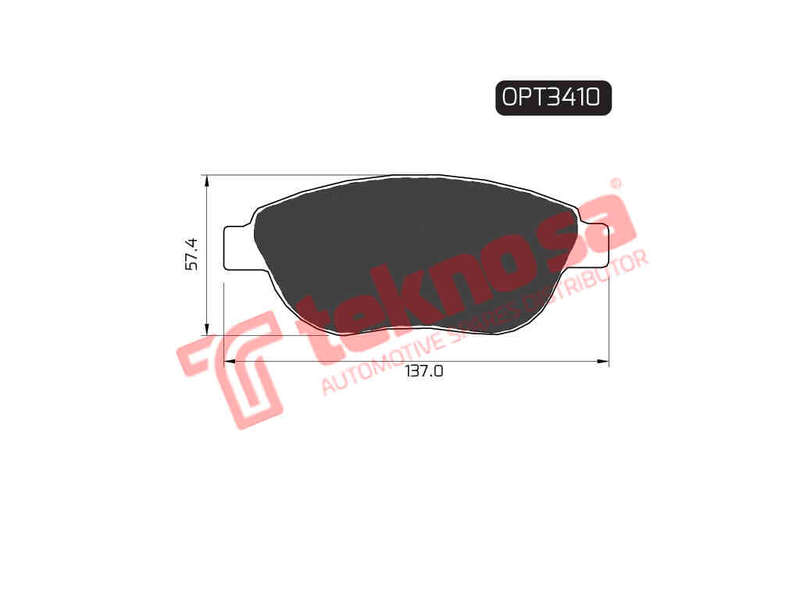 BRAKE PADS - OPT3410 (OPTIMA)