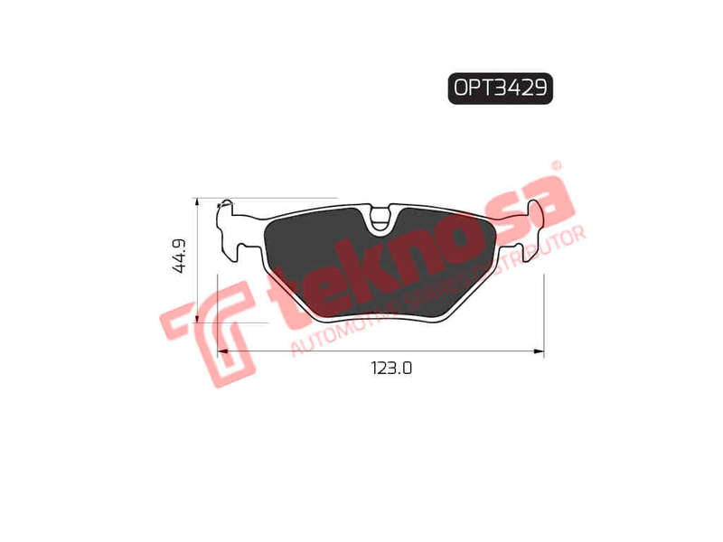 BRAKE PADS - OPT3429 (OPTIMA)