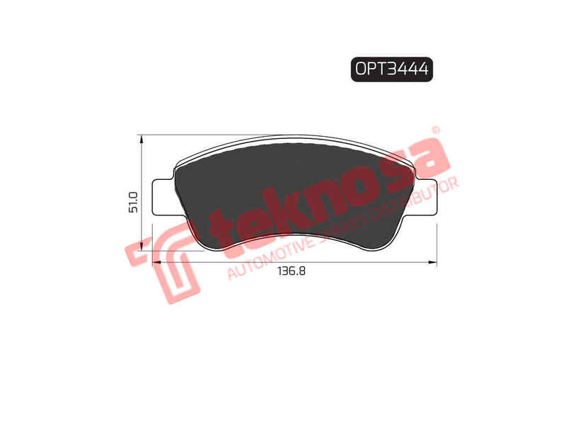 BRAKE PADS - OPT3444 (OPTIMA)