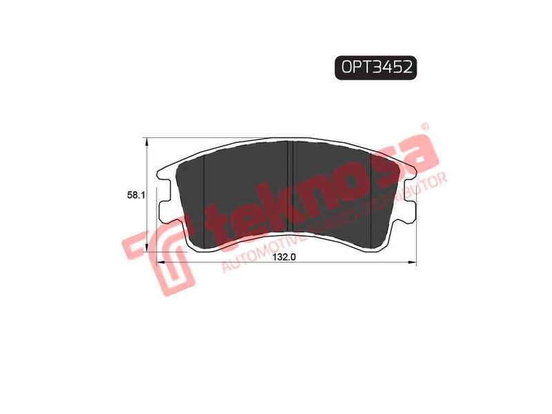 BRAKE PADS - OPT3452 (OPTIMA)