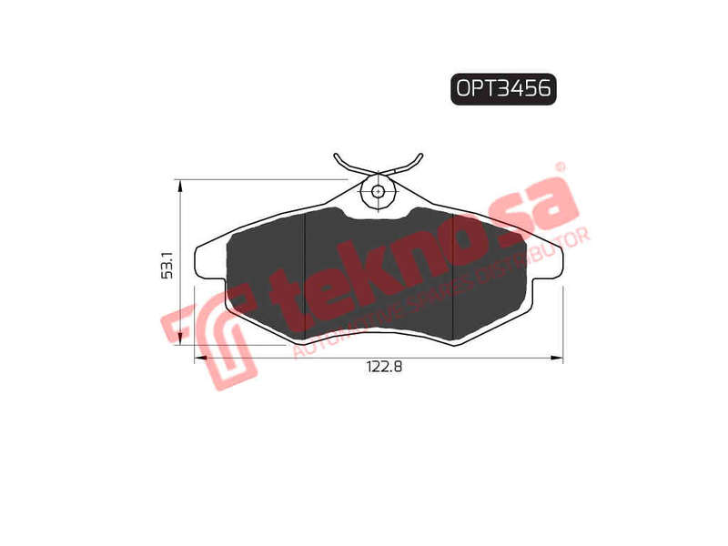BRAKE PADS - OPT3456 (OPTIMA)