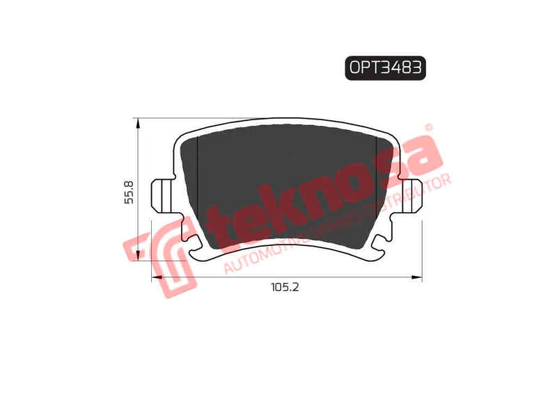 BRAKE PADS - OPT3483 (OPTIMA)