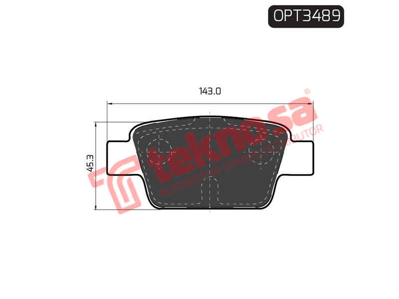 BRAKE PADS - OPT3489 (OPTIMA)