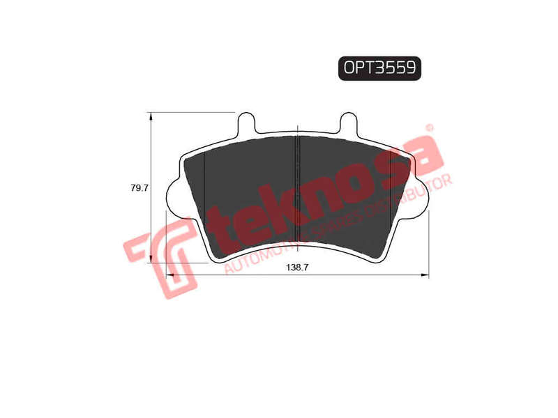 BRAKE PADS - OPT3559 (OPTIMA)