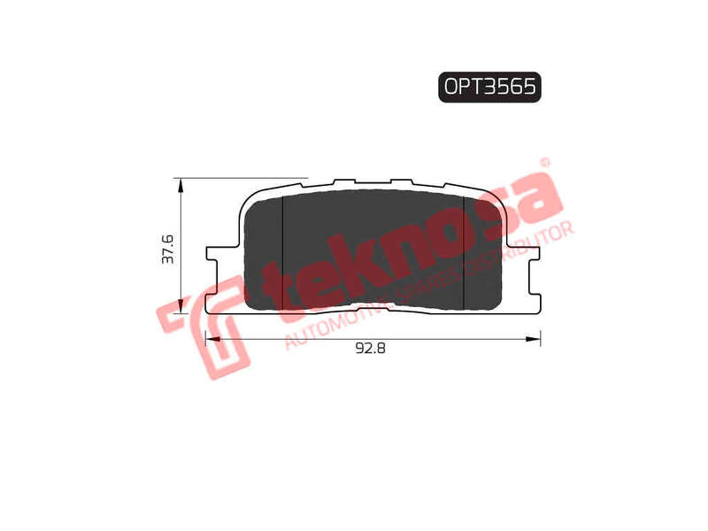 BRAKE PADS - OPT3565 (OPTIMA)