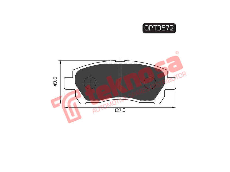 BRAKE PADS - OPT3572 (OPTIMA)