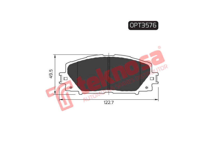 BRAKE PADS - OPT3576 (OPTIMA)