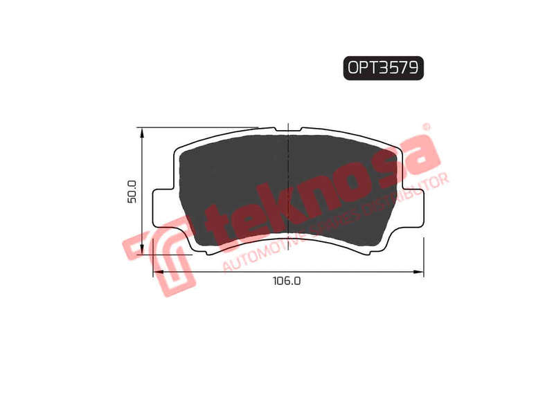 BRAKE PADS - OPT3579 (OPTIMA)
