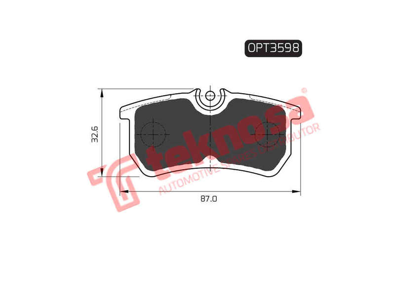 BRAKE PADS - OPT3598 (OPTIMA)