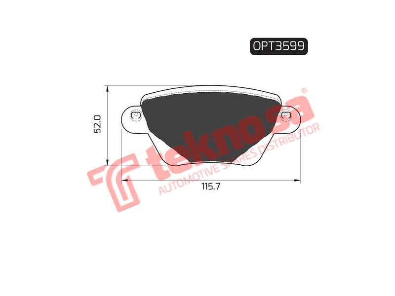BRAKE PADS - OPT3599 (OPTIMA)