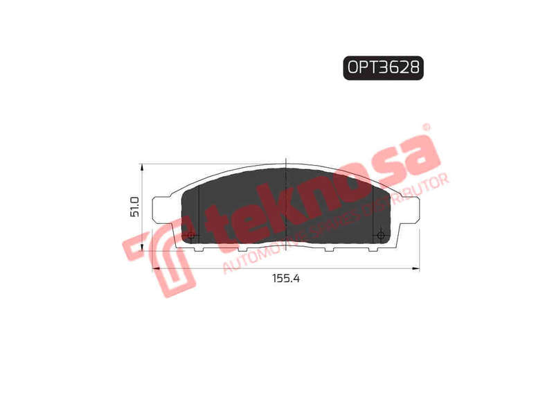 BRAKE PADS - OPT3628 (OPTIMA)