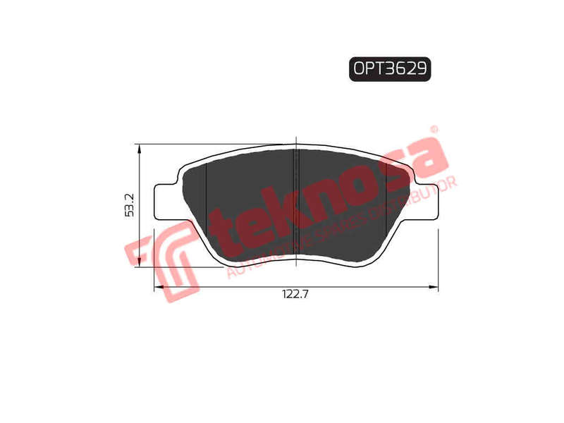 BRAKE PADS - OPT3629 (OPTIMA)