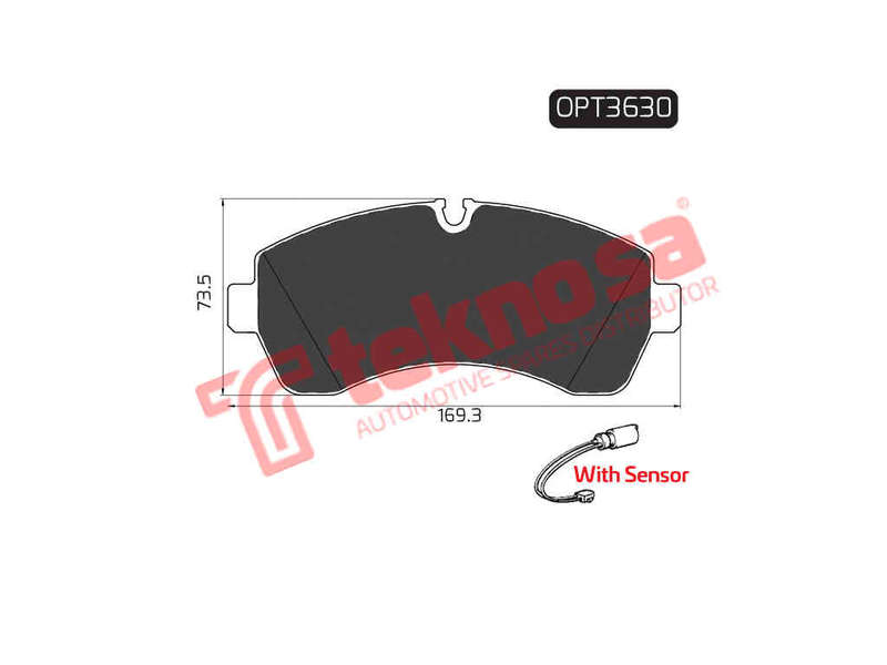 BRAKE PADS - OPT3630A (OPTIMA)