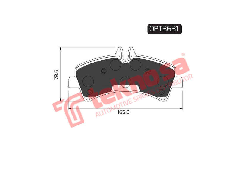 BRAKE PADS - OPT3631 (OPTIMA)