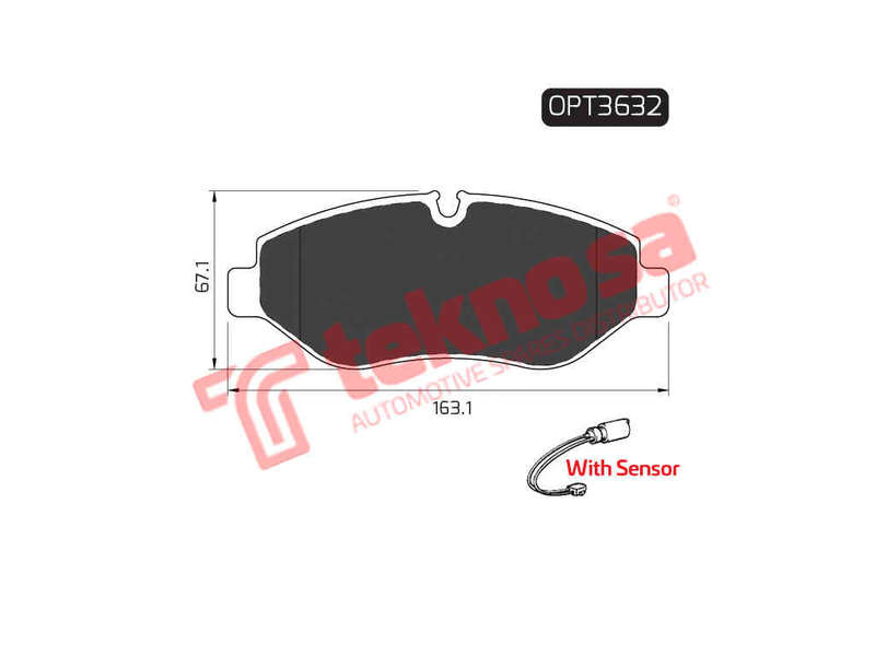 BRAKE PADS - OPT3632A (OPTIMA)
