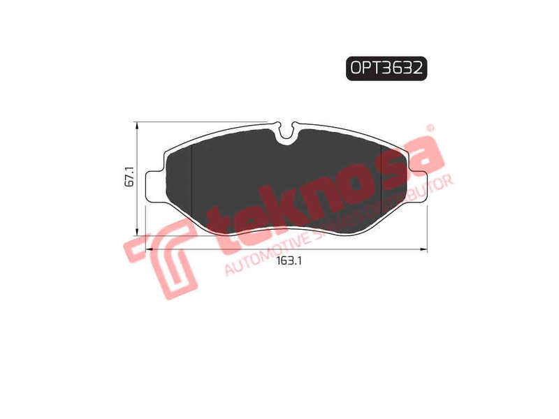 BRAKE PADS - OPT3632 (OPTIMA)
