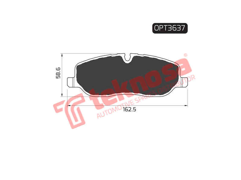 BRAKE PADS - OPT3637 (OPTIMA)