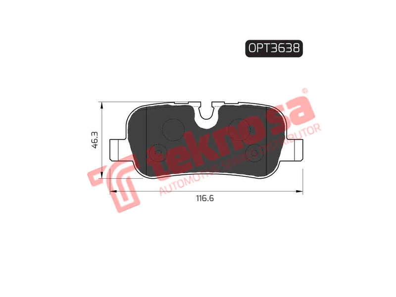 BRAKE PADS - OPT3638 (OPTIMA)
