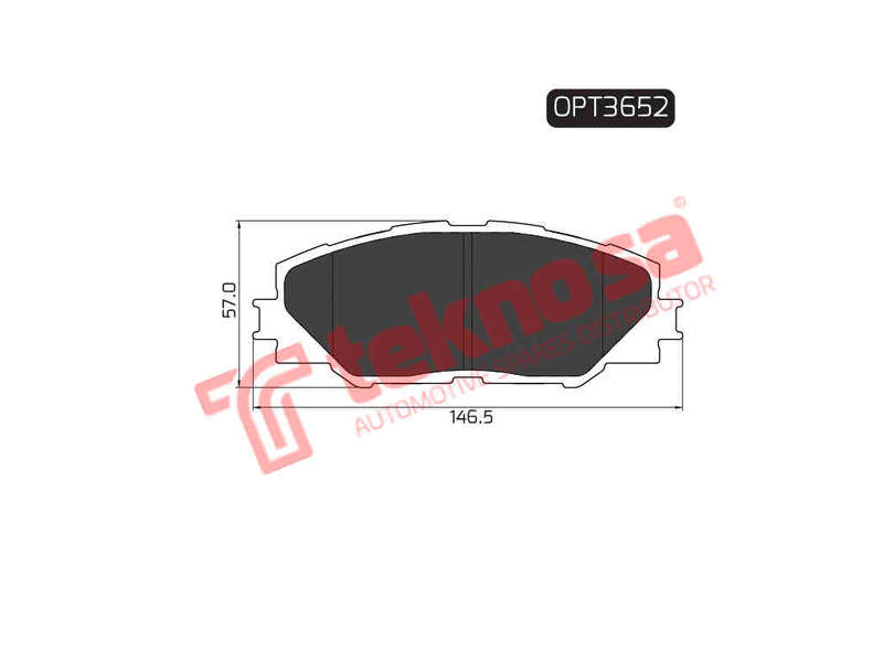BRAKE PADS - OPT3652 (OPTIMA)