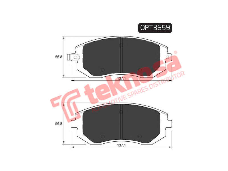 BRAKE PADS - OPT3659 (OPTIMA)