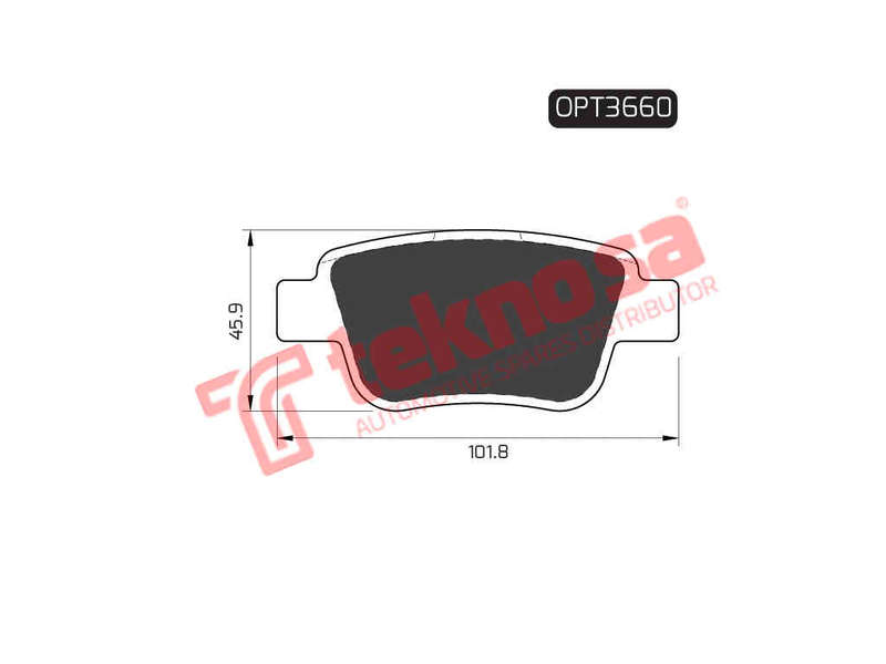 BRAKE PADS - OPT3660 (OPTIMA)