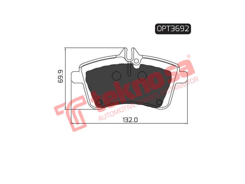 BRAKE PADS - OPT3692 (OPTIMA)