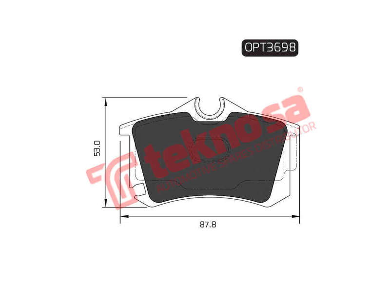 BRAKE PADS - OPT3698 (OPTIMA)