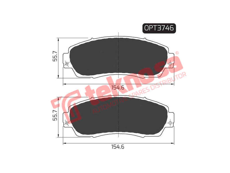 BRAKE PADS - OPT3746 (OPTIMA)