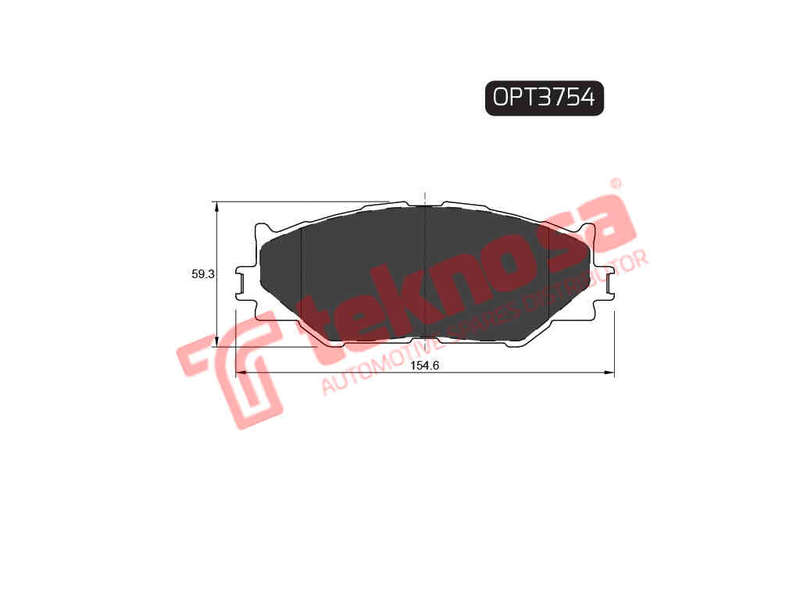 BRAKE PADS - OPT3754 (OPTIMA)