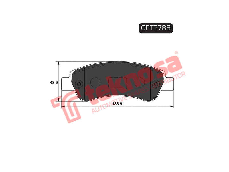 BRAKE PADS - OPT3788 (OPTIMA)