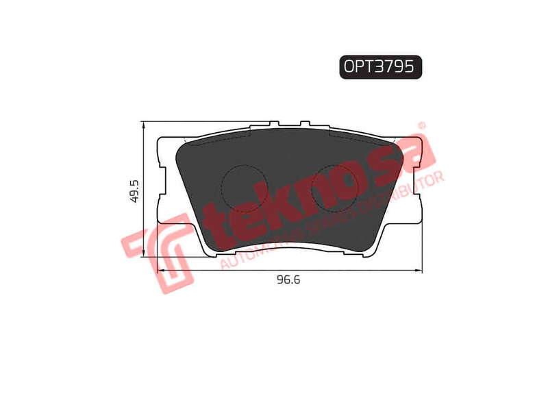 BRAKE PADS - OPT3795 (OPTIMA)