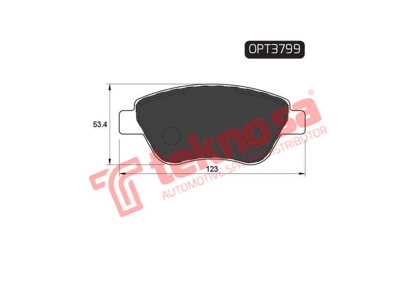BRAKE PADS - OPT3799 (OPTIMA)