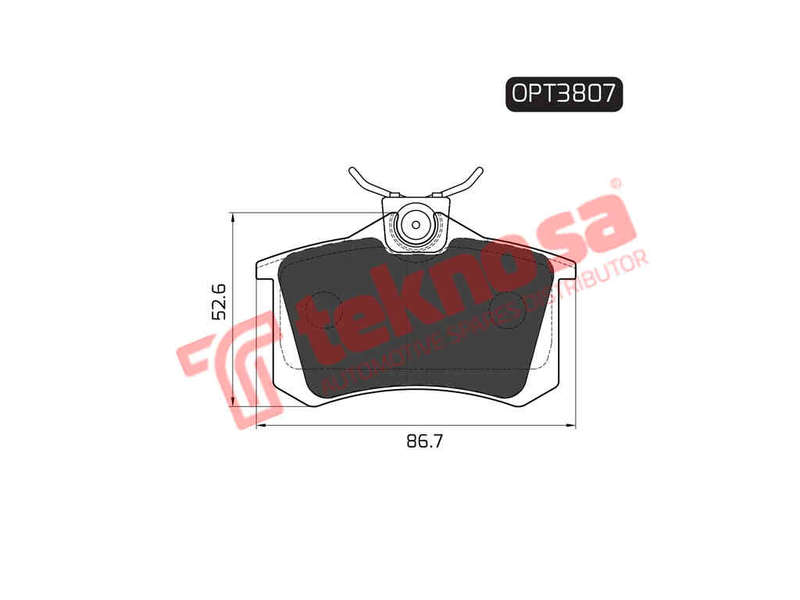 BRAKE PADS - OPT3807 (OPTIMA)