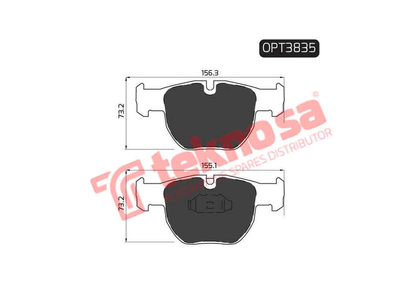 BRAKE PADS - OPT3835 (OPTIMA)