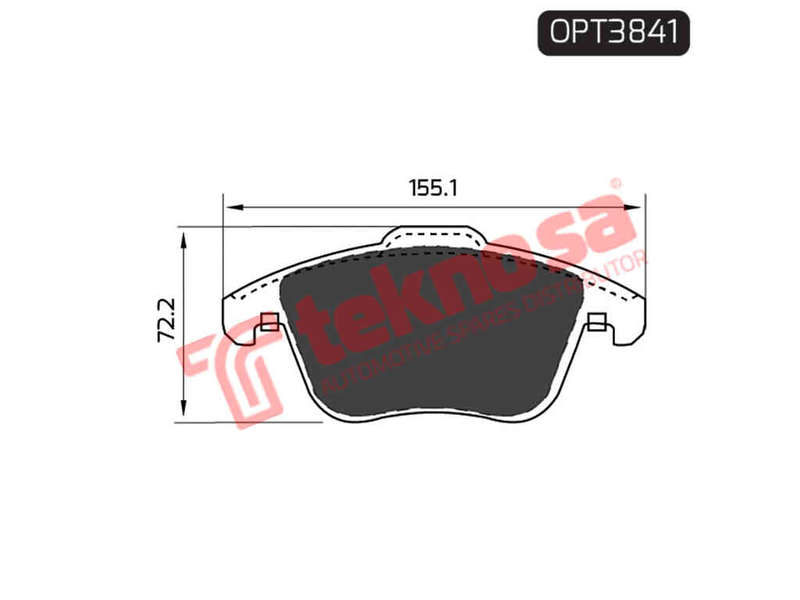 BRAKE PADS - OPT3841 (OPTIMA)