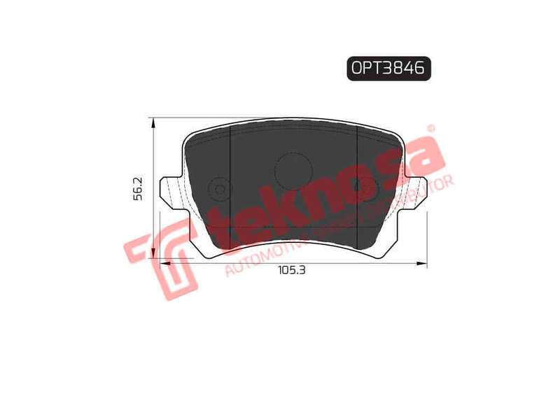 BRAKE PADS - OPT3846 (OPTIMA)
