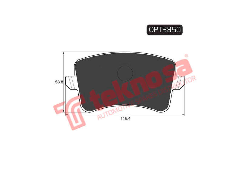 BRAKE PADS - OPT3850 (OPTIMA)