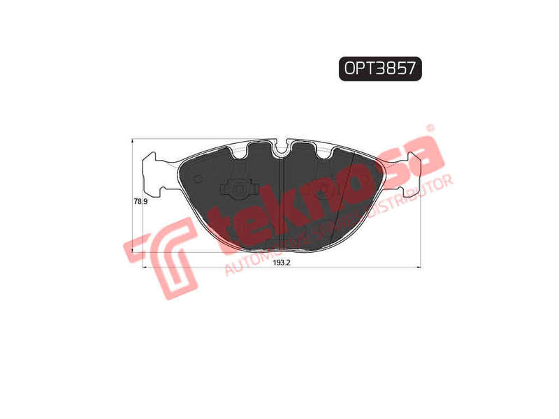 BRAKE PADS - OPT3857 (OPTIMA)