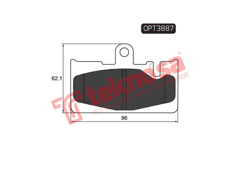 BRAKE PADS - OPT3887 (OPTIMA)