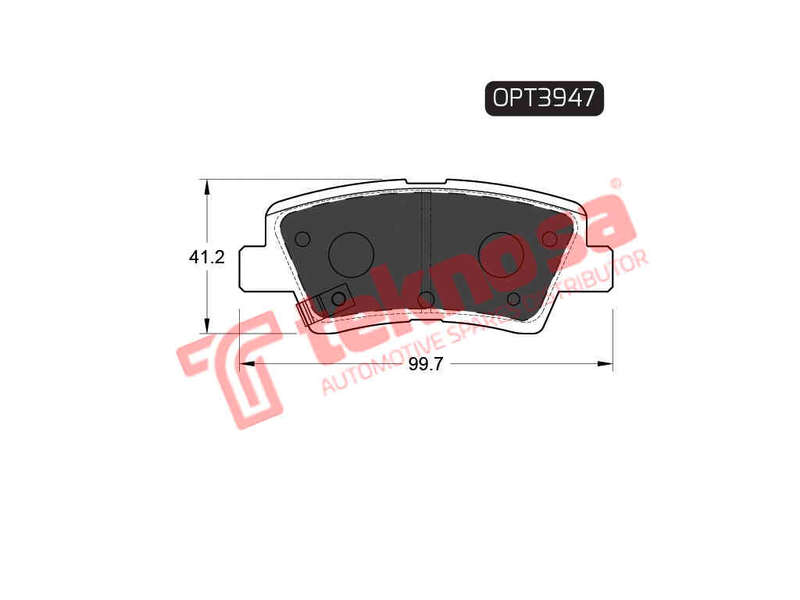BRAKE PADS - OPT3947 (OPTIMA)
