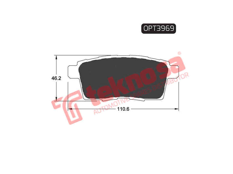 BRAKE PADS - OPT3969 (OPTIMA)