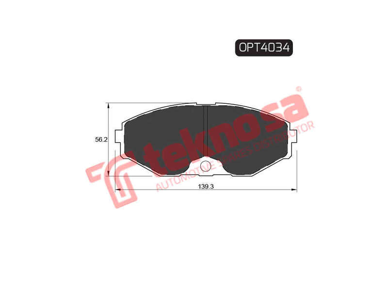 BRAKE PADS - OPT4034 (OPTIMA)