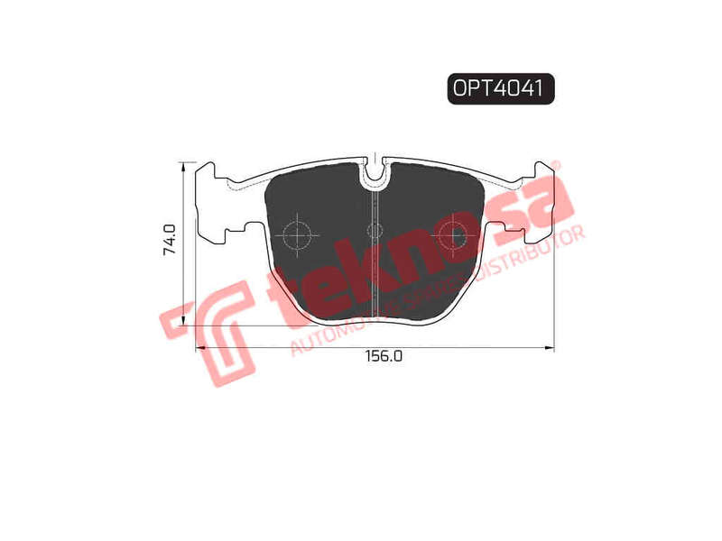 BRAKE PADS - OPT4041 (OPTIMA)