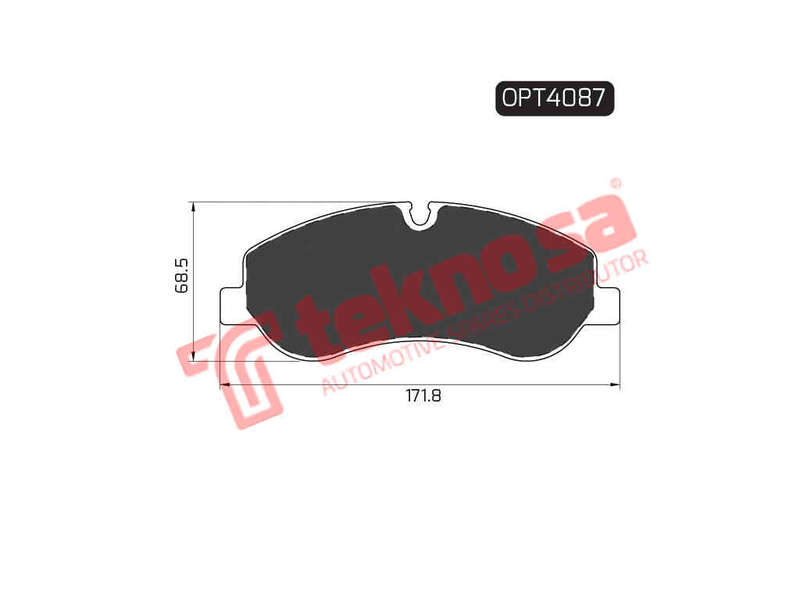 BRAKE PADS - OPT4087 (OPTIMA)